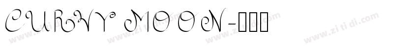 CURVY MOON字体转换